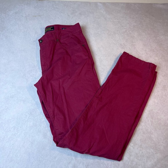 NAVIGARE Men's EU 48 (US 38) Red Soft Slim Fit Preppy Boating Pants - Picture 1 of 12